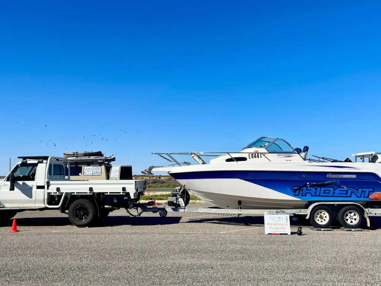 Boat Attached to Car